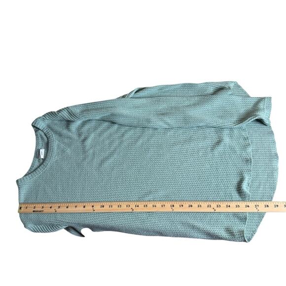 Urban Outfitters Mint Green Waffle Knit Long‎ Sleeve Thermal Top Women’s Large - Picture 7 of 10